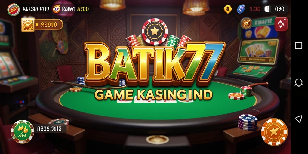 Tampilan menarik dari gameplay Kasino BATIK77 yang mengasyikkan.