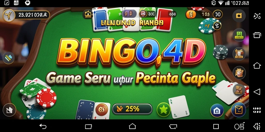 Tampilan gameplay BINGO4D yang mengasyikkan dan interaktif.