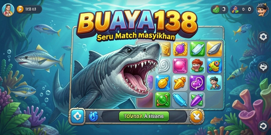 Tampilan gameplay BUAYA138 yang menarik dan penuh warna.