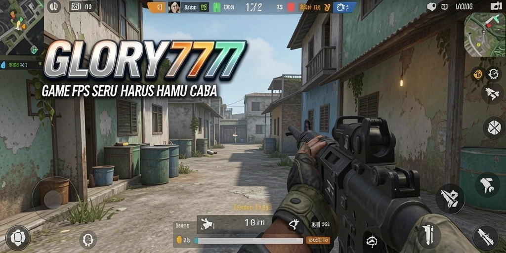 Tampilan aksi menegangkan dalam gameplay GLORY777.