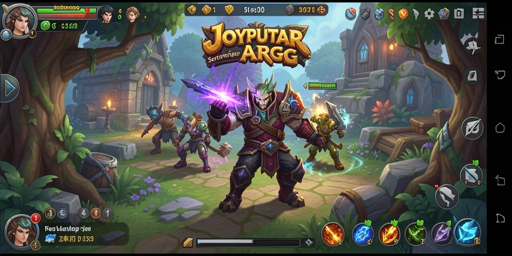Tangkapan layar gameplay <strong>JOYPUTAR</strong> yang menunjukkan aksi seru dalam pertarungan ARPG.