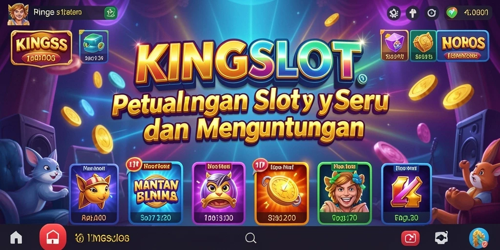 Tampilan gameplay KINGSLOT yang memukau dan mengasyikkan.