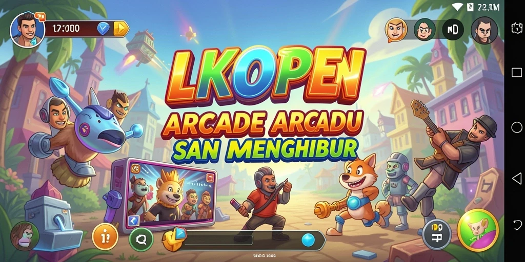 Tampilan gameplay LKOPEN yang seru dan menarik.