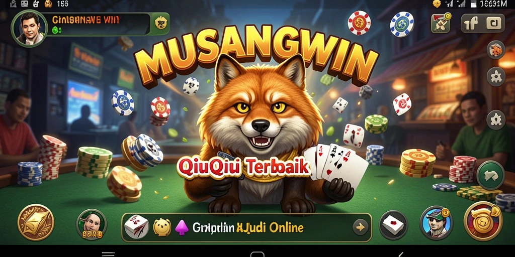 Gameplay QiuQiu yang menegangkan dan seru di MUSANGWIN.