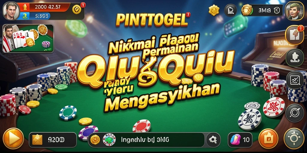 Tampilan gameplay menarik permainan QiuQiu PINTUTOGEL.