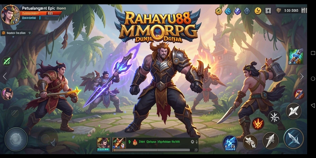 Tampilan gameplay seru dan interaksi pemain dalam RAHAYU88.